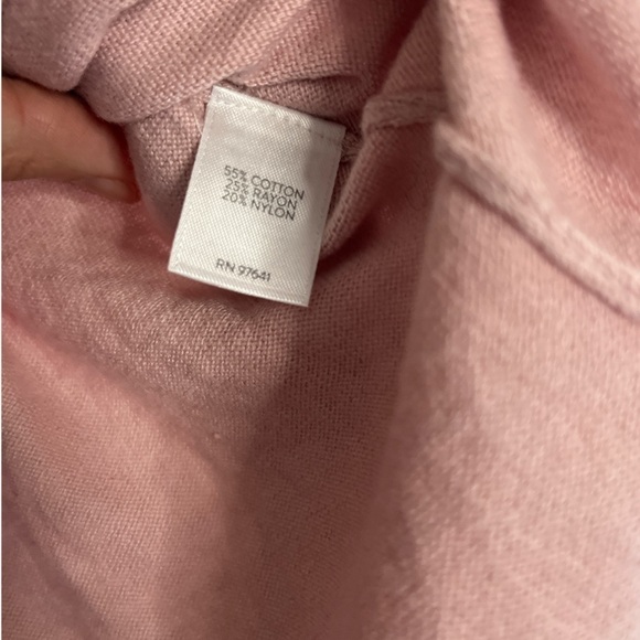 J. Jill cotton blend pink sweater size S petite - Picture 4 of 5